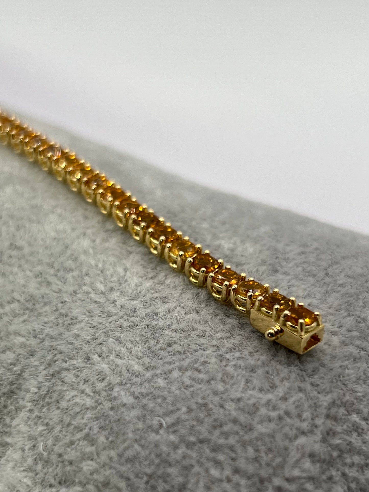 Semi-Precious Tennis Bracelet