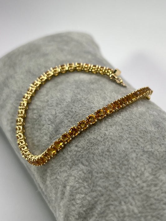 Semi-Precious Tennis Bracelet