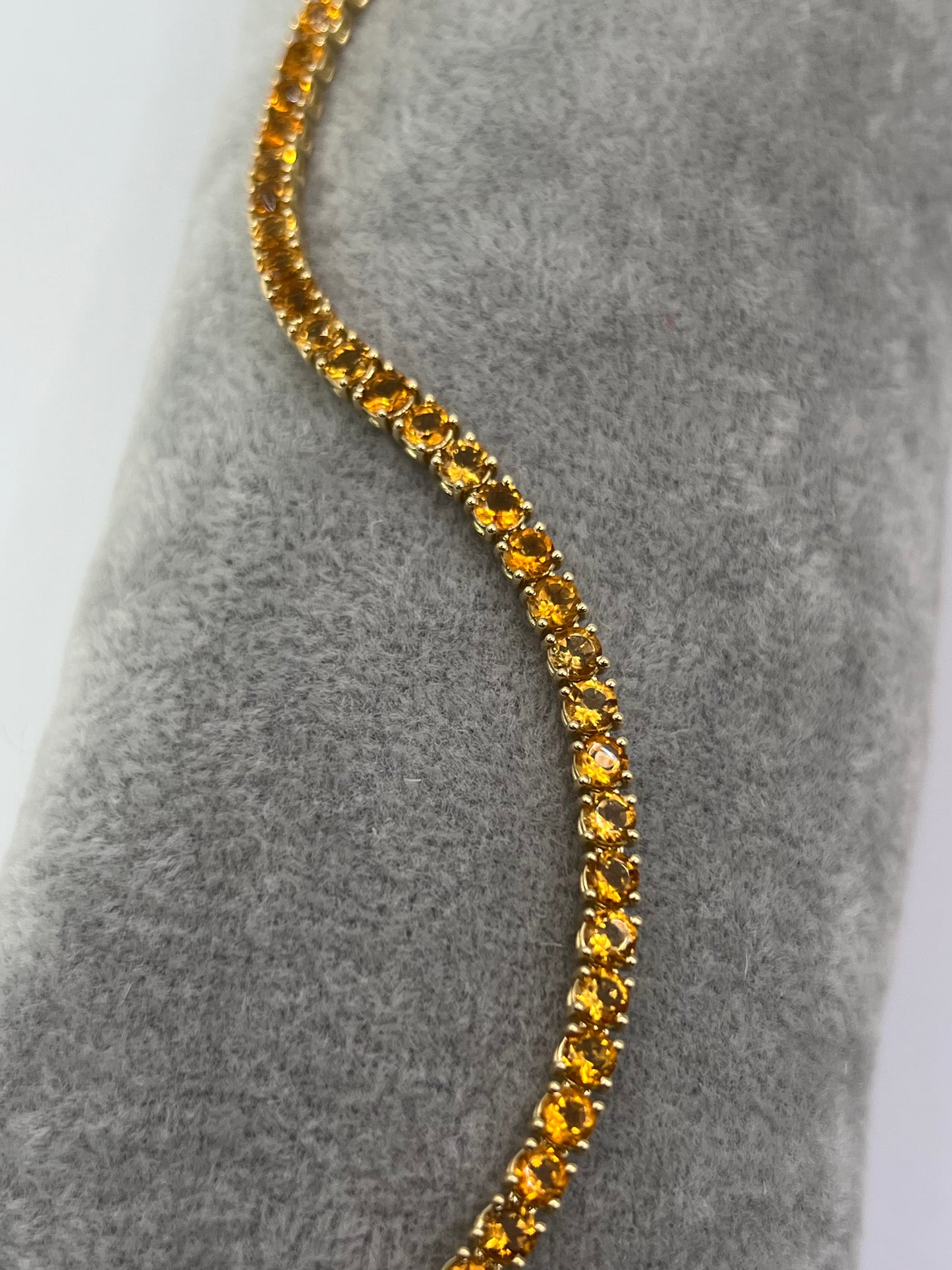 Semi-Precious Tennis Bracelet