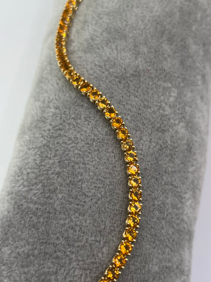 Semi-Precious Tennis Bracelet